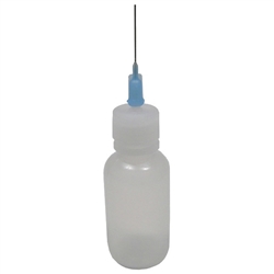MODE 87-214-0 FLUX DISPENSER BOTTLE 4 OUNCE, COMES WITH A   #22 STAINLESS STEEL HYPODERMIC NEEDLE