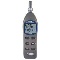 REED 8706 PSYCHROMETER / THERMO-HYGROMETER