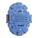PROSKIT 900-244 INLINE MODULAR BANJO ADAPTER 4-6-8 PIN,     RJ11/RJ12/RJ45, 8 TEST POINTS