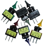 PICO 9408-91 DUCKBILL TOGGLE SWITCH ASSORTMENT, VARIOUS     COLORS, QC TERMINALS