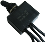 PICO 9462-11 WEATHER RESISTANT SEALED TOGGLE SWITCH DPST ON-OFF, 25A @ 12VDC / 15A @ 24VDC ** RATED FOR 12/24V ONLY **