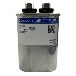 CAPCOM GENTEQ 97F5337 MOTOR RUN CAPACITOR 4UF 440VAC OVAL