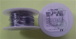 BELDEN 26AWG BLK STRANDED HOOKUP WIRE 9985-100 BLK