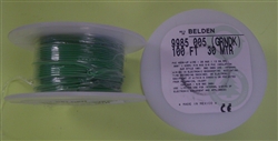 BELDEN 26AWG STRANDED GREEN HOOKUP WIRE 9985-100 GRN        (100 FEET)