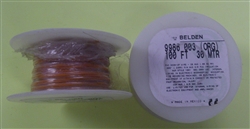 BELDEN 28AWG ORANGE STRANDED HOOKUP WIRE 9986-100 ORG