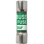 BUSS BAF-1 FUSE 1 AMP 250VAC FAST BLOW FIBER-TUBE           (13/32" X 1-1/2") 1A 1AMP