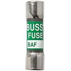 BUSS BAF-10 FUSE 10 AMP 250VAC FAST BLOW FIBER-TUBE         (13/32" X 1-1/2") 10A 10AMP