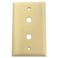 PROVO WCP-4 BEIGE/IVORY DOUBLE BLANK PLATE                  *CLEARANCE*