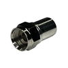ABM F56ISD F-TYPE CRIMP CONNECTOR FOR RG6 WITH HEX NUT (F56)