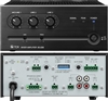 TOA BG-235 CU 35W THREE INPUTS MIXER / AMPLIFIER, ONE MIC,  TWO LINE INPUTS MOH OUTPUT, 4 OHM, 25V, 70V