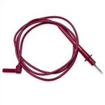 MUELLER BU-2241-D-48-2 MULTIPLE FEATURE TEST PROD TO        RIGHT-ANGLE SHROUDED BANANA PLUG, RED