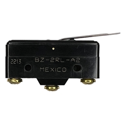 HONEYWELL BZ-2RL-A2 PREMIUM LARGE BASIC LIMIT SWITCH WITH   LEVER, SPDT 15A/125VAC 0.5A/125VDC, MICRO SWITCH