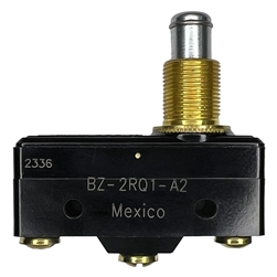 HONEYWELL BZ-2RQ1-A2 PREMIUM LARGE BASIC LIMIT SWITCH WITH OVERTRAVEL PLUNGER, SPDT 15A/125VAC 0.5A/125VDC, MICRO SWITCH