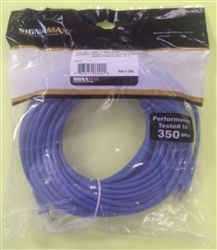 SIGNAMAX C5E-114BU-50FB CAT5E BLUE PATCH CORD WITH SNAG-PROOF BOOT, 50' LENGTH