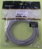 SIGNAMAX C5E-114GY-25FB CAT5E GRAY PATCH CORD WITH SNAG-PROOF BOOT, 25' LENGTH