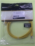 SIGNAMAX C5E-114YE-7FB CAT5E YELLOW PATCH CORD WITH         SNAG-PROOF BOOT, 7' LENGTH