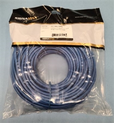 SIGNAMAX C6-115BU-100FB CAT6 BLUE PATCH CORD WITH SNAG-PROOF BOOT, 100' LENGTH