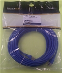 SIGNAMAX C6-115BU-25FB CAT6 BLUE PATCH CORD WITH SNAG-PROOF BOOT, 25' LENGTH