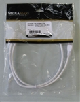 SIGNAMAX C6-115WH-3FB CAT6 WHITE PATCH CORD WITH SNAG-PROOF BOOT, 3' LENGTH