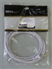 SIGNAMAX C6-115WH-7FB CAT6 WHITE PATCH CORD WITH SNAG-PROOF BOOT, 7' LENGTH