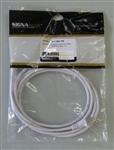 SIGNAMAX C6-115WH-7FB CAT6 WHITE PATCH CORD WITH SNAG-PROOF BOOT, 7' LENGTH