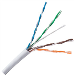 PSI DATA PSI-5ECMR-BU BLUE CAT5E 24AWG 8 CONDUCTOR (4 PAIR) SOLID UNSHIELDED CABLE, RISER RATED CMR/FT4 (305M/BOX)