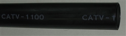 CATV-1100 BLACK HEAT SHRINK TUBING 1.1" DIAMETER 3:1 SHRINK RATIO WITH DUAL WALL / ADHESIVE LINER (4FT) VOLTAGE: 1000V