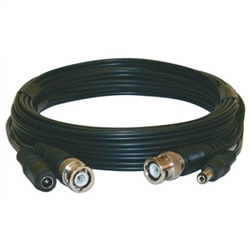 CIRCUIT TEST CCD-BNC50 SECURITY CAMERA EXTENSION CABLE,     BNC PLUG TO PLUG & 2.1MM PLUGS, 50FT BLACK