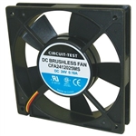 CIRCUIT TEST CFA2412025MS 24VDC SLEEVE BEARING FAN 120MM X  120MM X 25MM 74.5CFM 44DB 4.3W 0.18A 2500RPM 3 WIRE