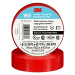 3M TEMFLEX RED COLOUR CODING GENERAL USE VINYL ELECTRICAL   TAPE, 18.3 METER ROLL **CSA RATED**