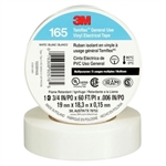 3M TEMFLEX WHITE COLOUR CODING GENERAL USE VINYL ELECTRICAL TAPE, 18.3 METER ROLL **CSA RATED**