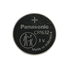 PANASONIC CR1632 3V/3 VOLT LITHIUM COIN CELL BATTERY, 16MM  DIAMETER, 10 YEAR SHELF LIFE