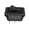 ZF ELECTRONICS CRE22F2FBBNE ROCKER SWITCH SPST ON-OFF,      20A @ 125VAC / 16A @ 250VAC, ON/OFF MARKINGS, QC TERMINALS