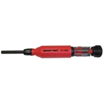 CIRCUIT TEST CT-1100 15-IN-1 MULTI-BIT SECURITY SCREWDRIVER TAMPERPROOF VERSION #1: SECURITY STAR, SECURITY HEX, BI PIN