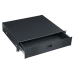 MID ATLANTIC 2U RACK DRAWER ANODIZED W/FULLY ENCLOSED TOP D2 SPRING-LOADED LATCHES *SPECIAL ORDER*
