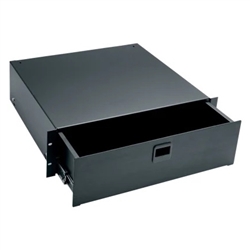 MID ATLANTIC 3U RACK DRAWER ANODIZED W/FULLY ENCLOSED TOP D3  SPRING-LOADED LATCHES *SPECIAL ORDER*