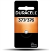DURACELL D377 1.5V SILVER OXIDE WATCH BATTERY (D376, SR66,  SR626SW, KS377, RW329, SB-AW, 280-39 EQUIVALENT)