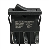 C&K DM61J12S205Q MINIATURE ROCKER SWITCH DPDT ON-ON,        10A @ 125VAC / 5A @ 250VAC / 10A @ 30VDC, SOLDER TERMINALS