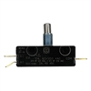 ZF ELECTRONICS E13-00M LIMIT SWITCH WITH SPRING PLUNGER,    SPDT NO/NC, 15A @ 125VAC/250VAC, QC TERMINALS, MICRO SWITCH