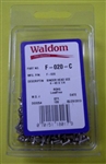WALDOM F020C 4-40 1/4" STEEL-NICKEL PLATED MACHINE SCREW    BINDERHEAD 100/PACK