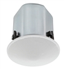 TOA F-122C 30W 12CM WIDE DISPERSION CEILING SPEAKER,        8/16 OHM OR 25/70V SELECTABLE TAPS IN-FRONT