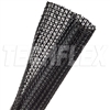 TECHFLEX F6N1.00 BLACK 1" SELF-WRAPPING SEMI-RIGID PET      SPLIT BRAIDED SLEEVING, NON-EXPANDABLE (30M = FULL ROLL)