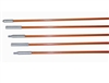 BES FIB207 FIBERFISH II WIRE PULLING KIT, 5 X 6' ORANGE     RODS, 3/16" DIAMETER, 30 FEET TOTAL, WITH ACCESSORIES & CASE