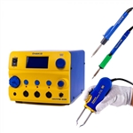 HAKKO FM206-STA SOLDER REWORK STATION 410W STA 3 PORTS ESD  WITH FM2027-06 FM2022-05 FM2029-01, FM-206 *SPECIAL ORDER*