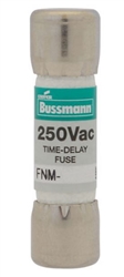 BUSS FNM-1 FUSE 1 AMP 250VAC SLOW BLOW FIBER-TUBE           (13/32" X 1-1/2") 1A 1AMP