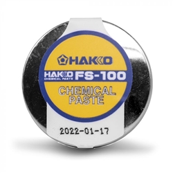 HAKKO FS100-01 TIP TINNER CLEANING PASTE 10G, CONTAINS      FLUX AND TIN (APPROX. 50% EACH)