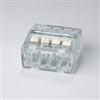 HELLERMANN TYTON HECP4 HELACON PLUS MINI 4 PORT PUSH-IN     WIRE CONNECTOR, 12-22AWG SOLID & 14-22AWG STRANDED, CLEAR