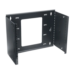 MIDDLE ATLANTIC HPM-8-915-CAN HINGED PANEL MOUNT RACK,      8 SPACE (8U) ADJUSTABLE DEPTH (9-15"), 25 LB WEIGHT CAPACITY