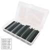 CIRCUIT TEST HSK-2100 2:1 ASSORTED BLACK HEAT SHRINK TUBING KIT (160 PIECES)