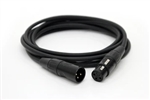 DIGIFLEX HXX-10 PERFORMANCE SERIES MICROPHONE CABLE, 3 PIN  XLR MALE TO 3 PIN XLR FEMALE, 10' LENGTH